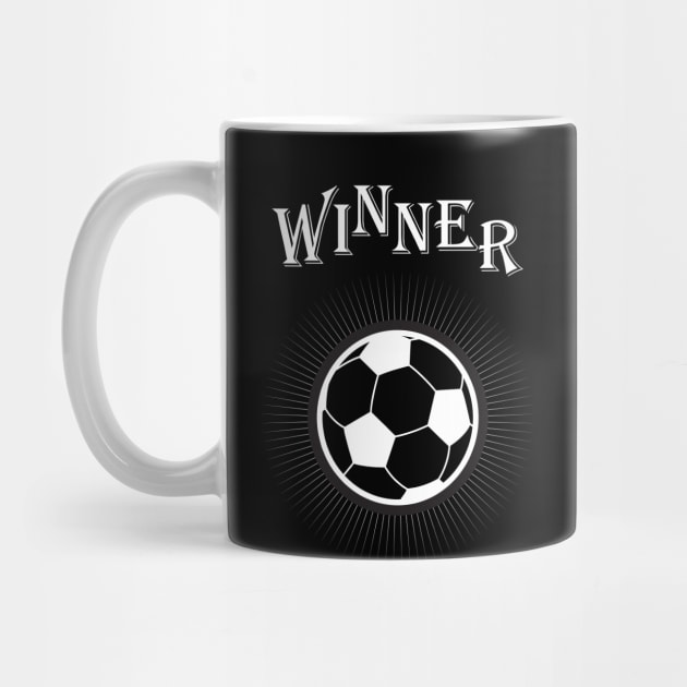 Sports Soccer Winner Championship Football Goal Sport lover gifts and presents by sofiartmedia